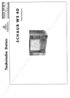 ITT WS-40-W-Su - Manual 